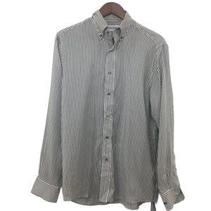 Men’s Teddy Vonranson Striped 100 Percent Silk